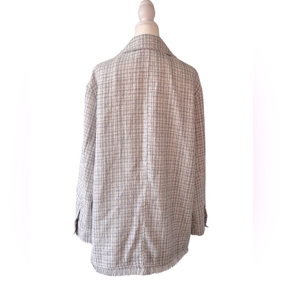 7 for All Mankind tweed shacket coat - Picture 2 of 6